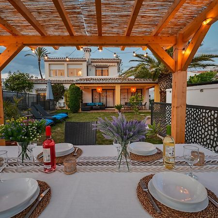 Typical Beach House Las Chapas Playa With Heated Pool Marbella Esterno foto