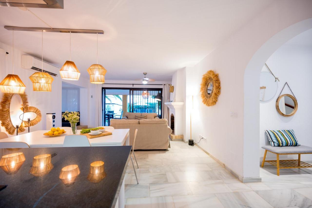 Typical Beach House Las Chapas Playa With Heated Pool Marbella Esterno foto