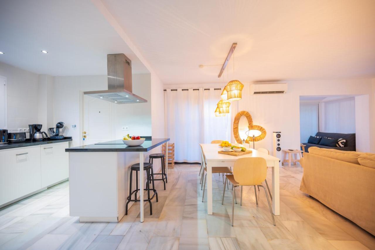 Typical Beach House Las Chapas Playa With Heated Pool Marbella Esterno foto
